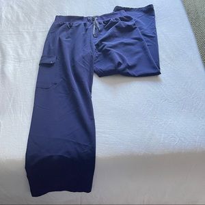 Jaanuu Navy 4-Pocket Scrub Pants - XL